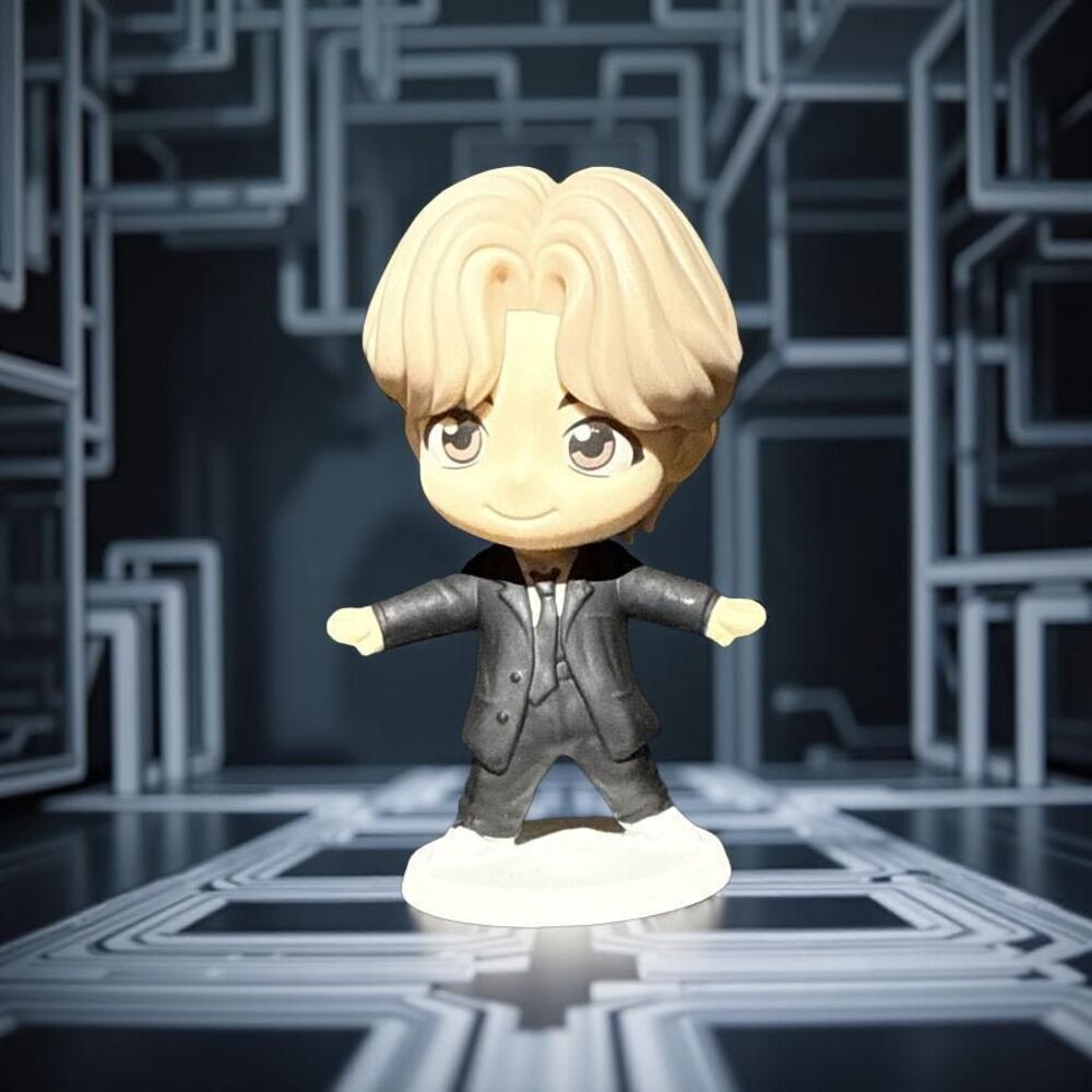 New 2025 McDonald's TinyTan x BTS Throwback Jung Kook Happy Meal Toy Figure
